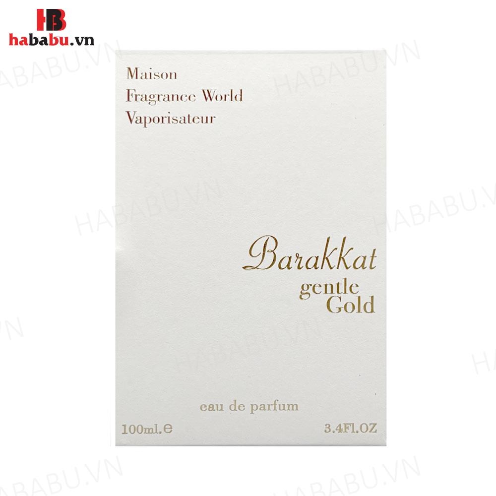 Nước hoa nữ Barakkat Gentle Gold 100ml chính hãng
