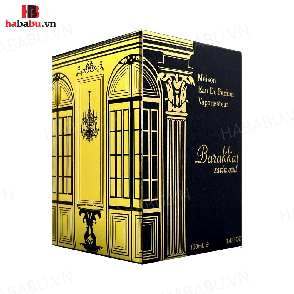 Nước hoa nữ Barakkat Satin Oud 100ml chính hãng