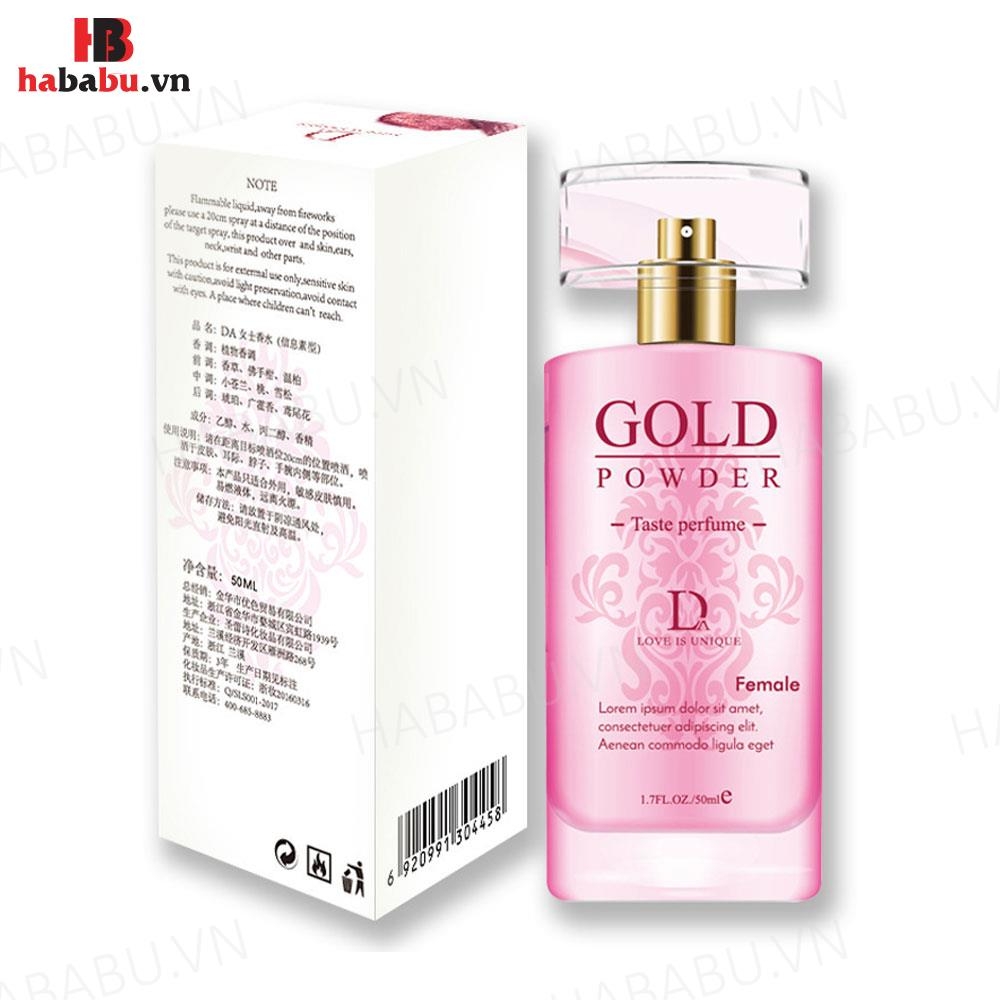 Nước Hoa Tăng Khoái Cảm Gold Powder 50ml – Nữ Hồng