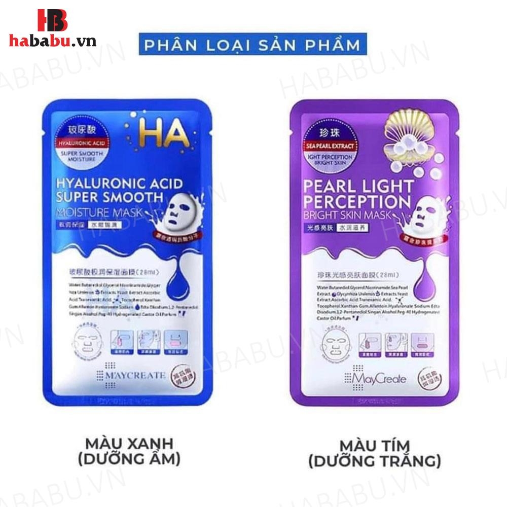 Mặt nạ Maycreate Pearl Light Perception hộp 10 miếng chính hãng