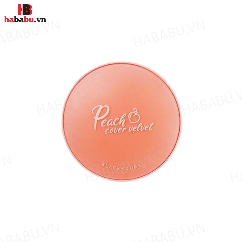 Phấn nước Black Rouge Peach Cover Velvet Cushion 14gr chính hãng