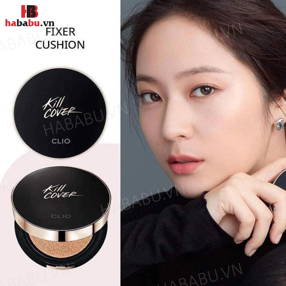 Phấn nước Clio Kill Cover Founwear All New tặng kèm lõi 15gr chính hãng.
