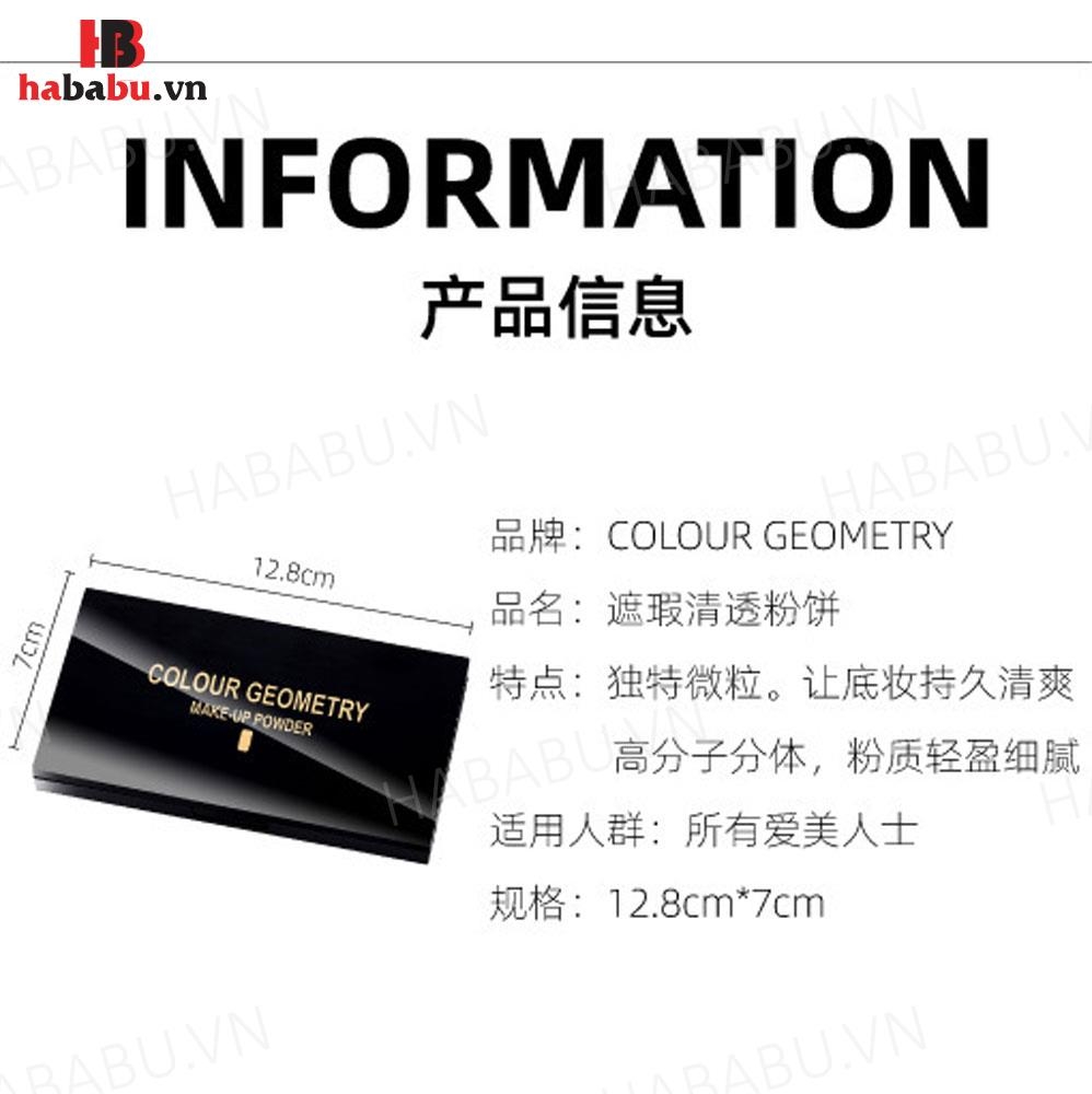 Phấn phủ Colour Geometry Vuông 20g chính hãng
