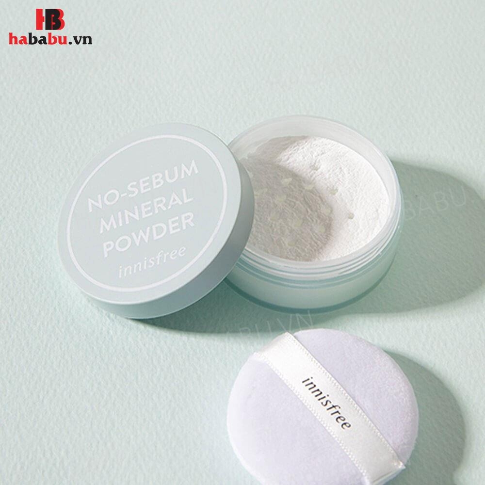 Phấn phủ dạng bột Innisfree No Sebum Mineral Powder 5gr chính hãng