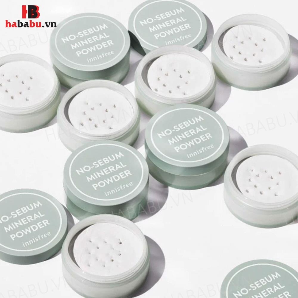 Phấn phủ dạng bột Innisfree No Sebum Mineral Powder 5gr chính hãng