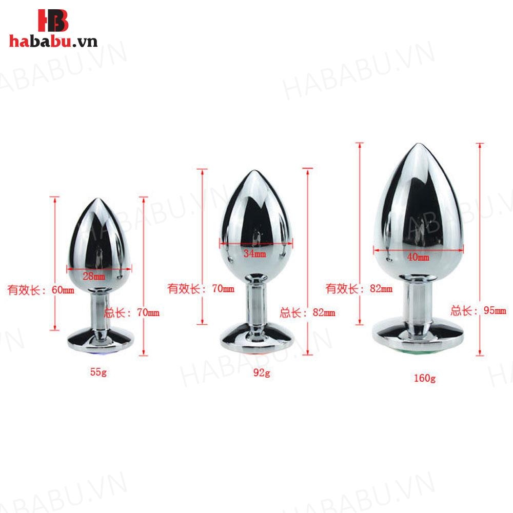 Plug hậu môn chuôi đá size M tăng khoái cảm chính hãng
