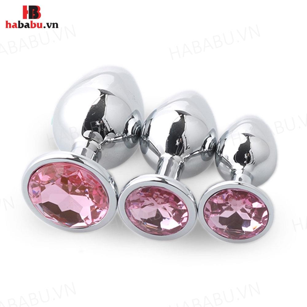 Plug hậu môn chuôi đá size S tăng khoái cảm chính hãng