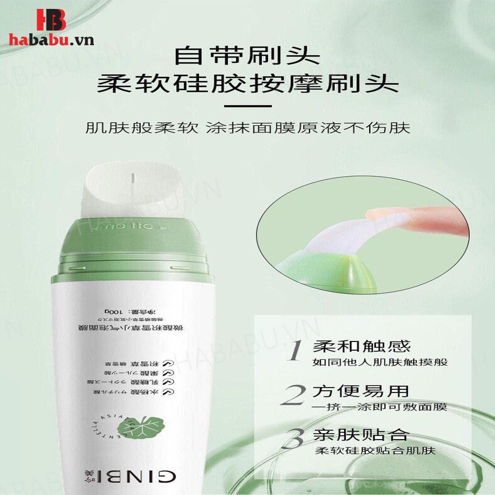 Mặt nạ sủi bọt Ginbi rau má 100gr chính hãng