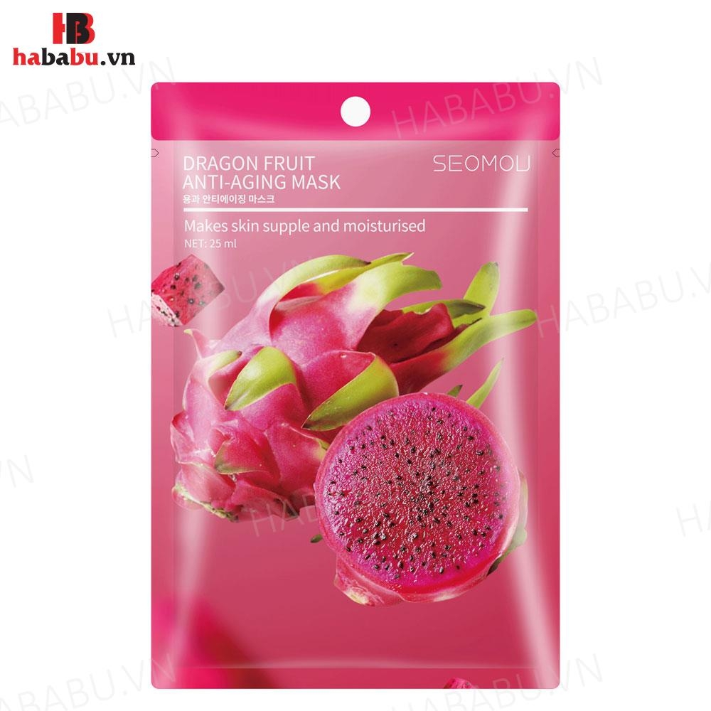 Mặt nạ dưỡng da trái cây Seomou set 10 miếng chính hãng