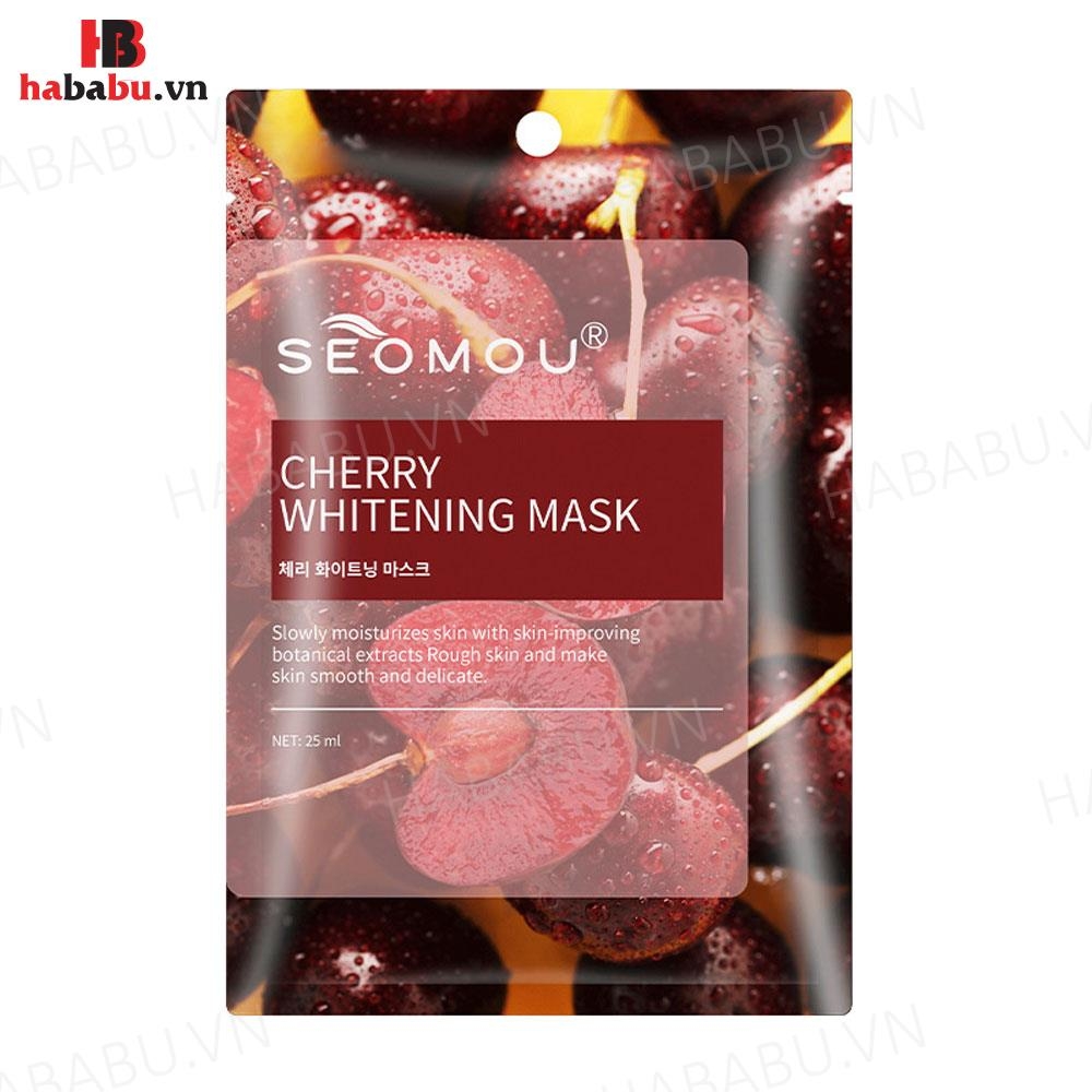 Mặt nạ dưỡng da trái cây Seomou set 10 miếng chính hãng