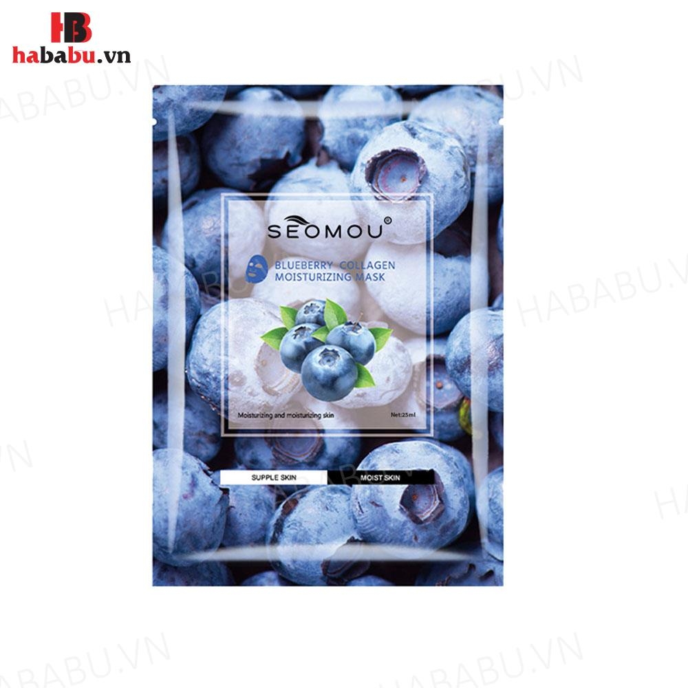 Mặt nạ dưỡng da trái cây Seomou set 10 miếng chính hãng