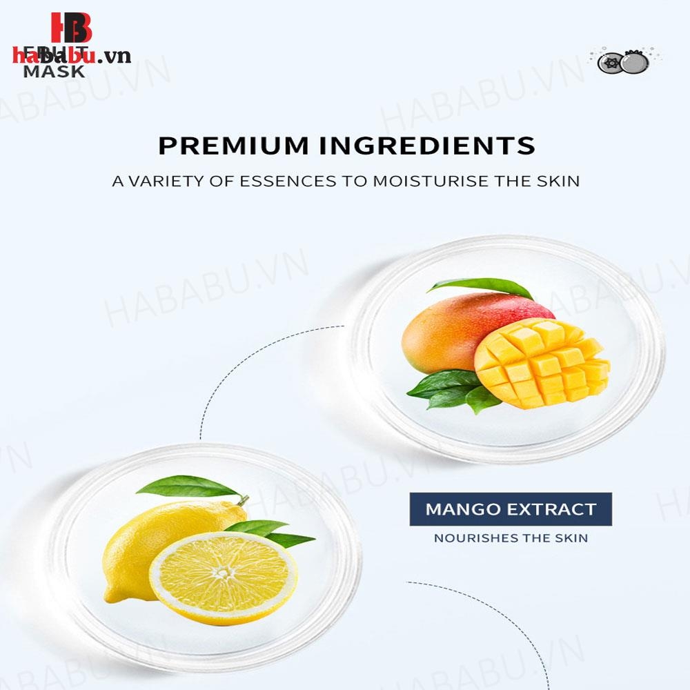 Mặt nạ dưỡng da trái cây Seomou set 10 miếng chính hãng