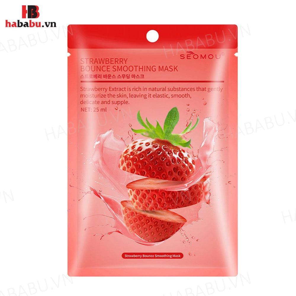 Mặt nạ dưỡng da trái cây Seomou set 10 miếng chính hãng