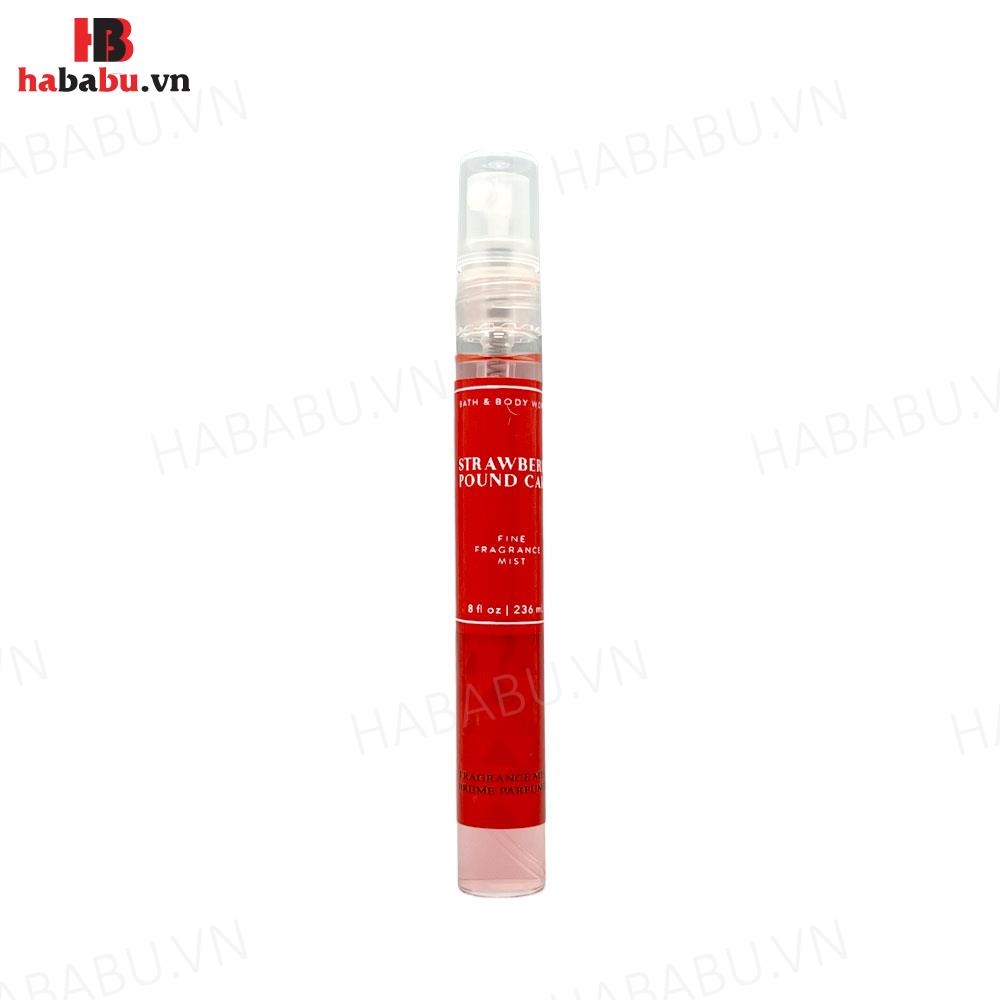 Set nước hoa Bath & Body Works Body Mist 10ml 10 ống chính hãng