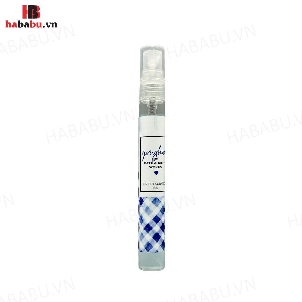 Set nước hoa Bath & Body Works Body Mist 10ml 10 ống chính hãng