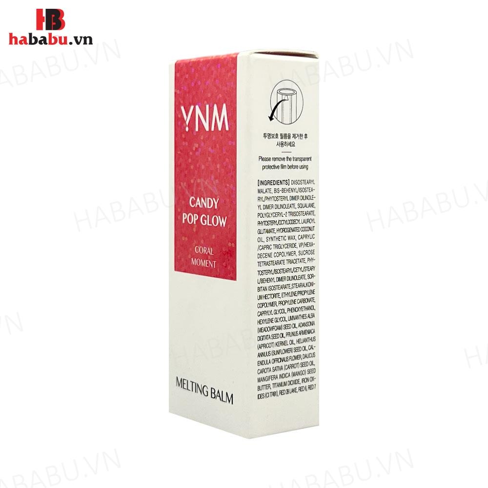 Son dưỡng YNM Candy Pop Glow Melting Balm Pink Sunset 3g chính hãng