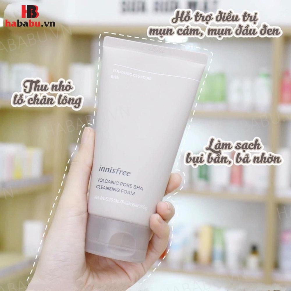Sữa rửa mặt Innisfree Volcanic Pore BHA Cleansing 150ml chính hãng