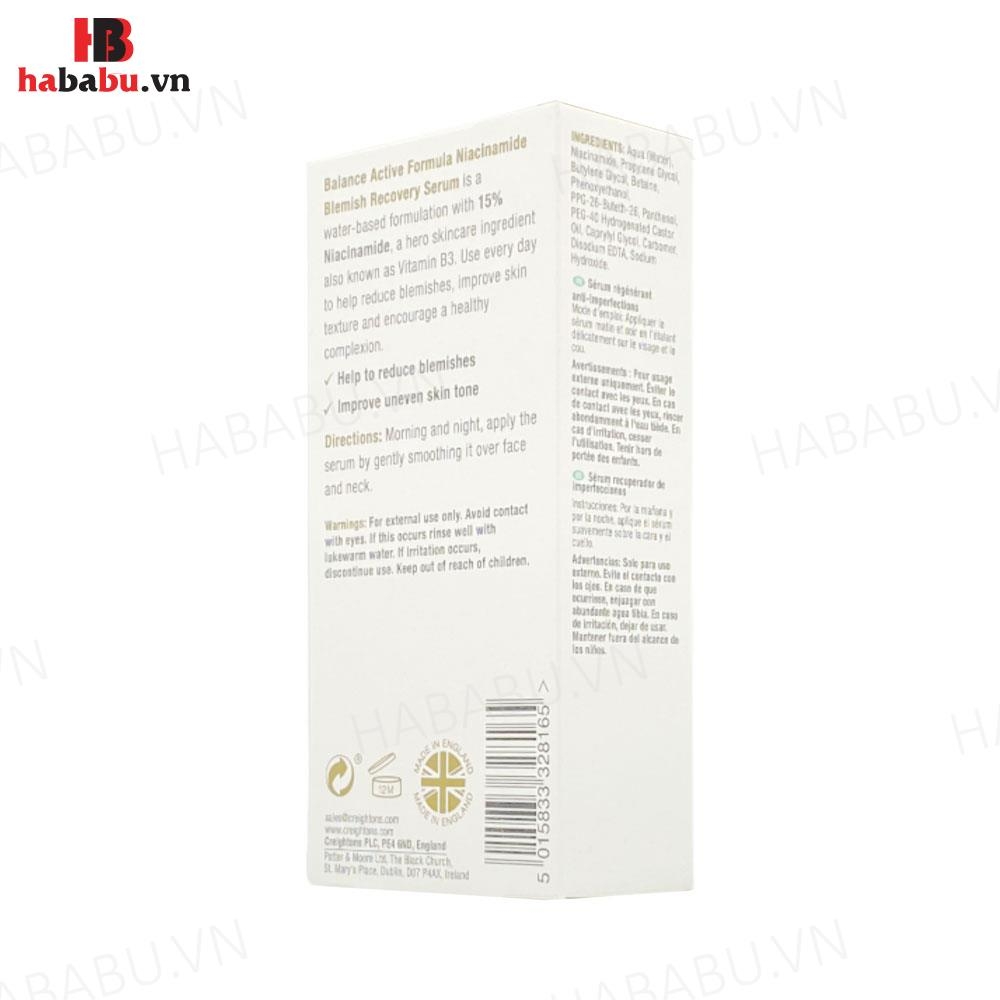 Serum Balance Active Formula Niacinamide 30ml chính hãng