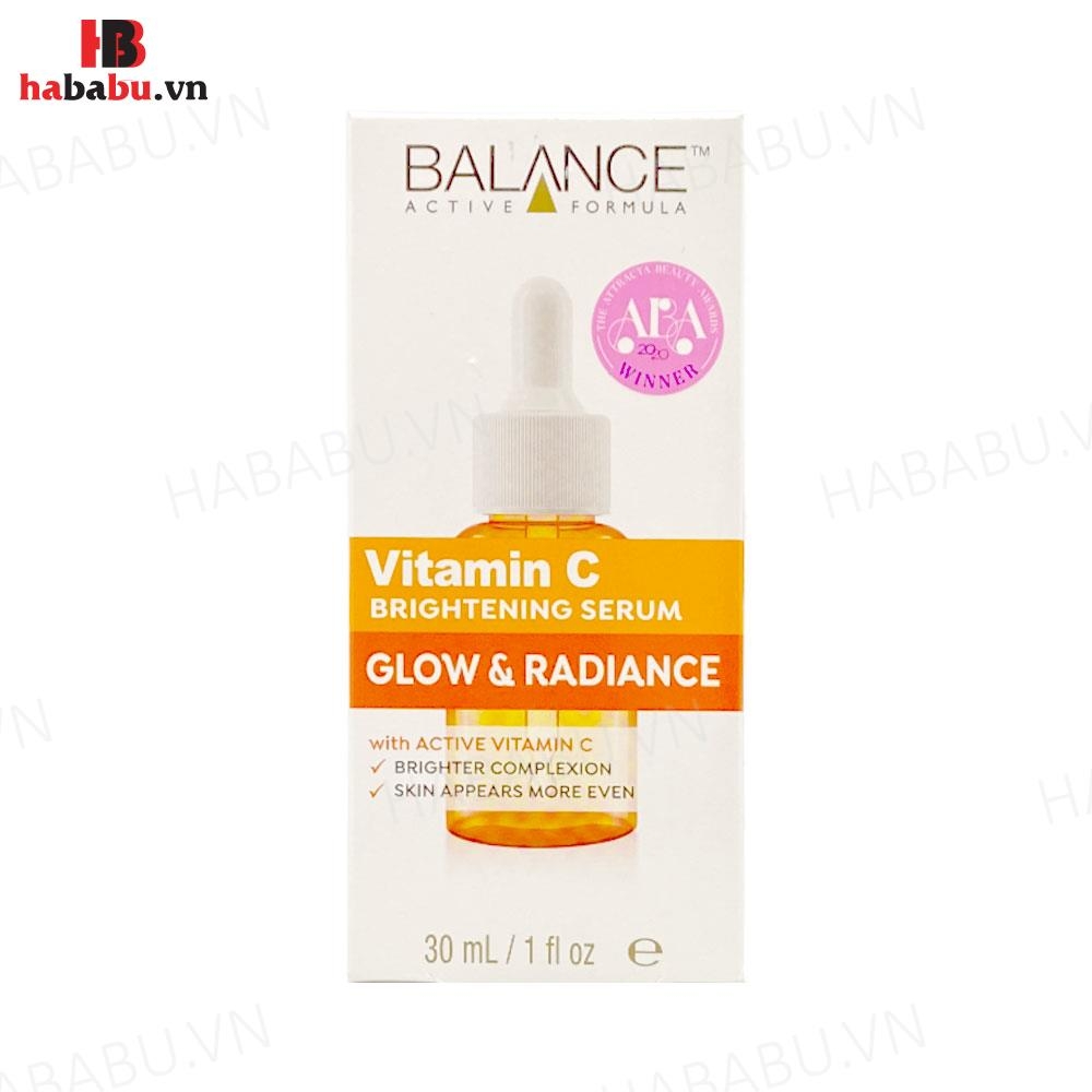 Serum sáng da mờ thâm Balance Active Formula Vitamin C 30ml chính hãng