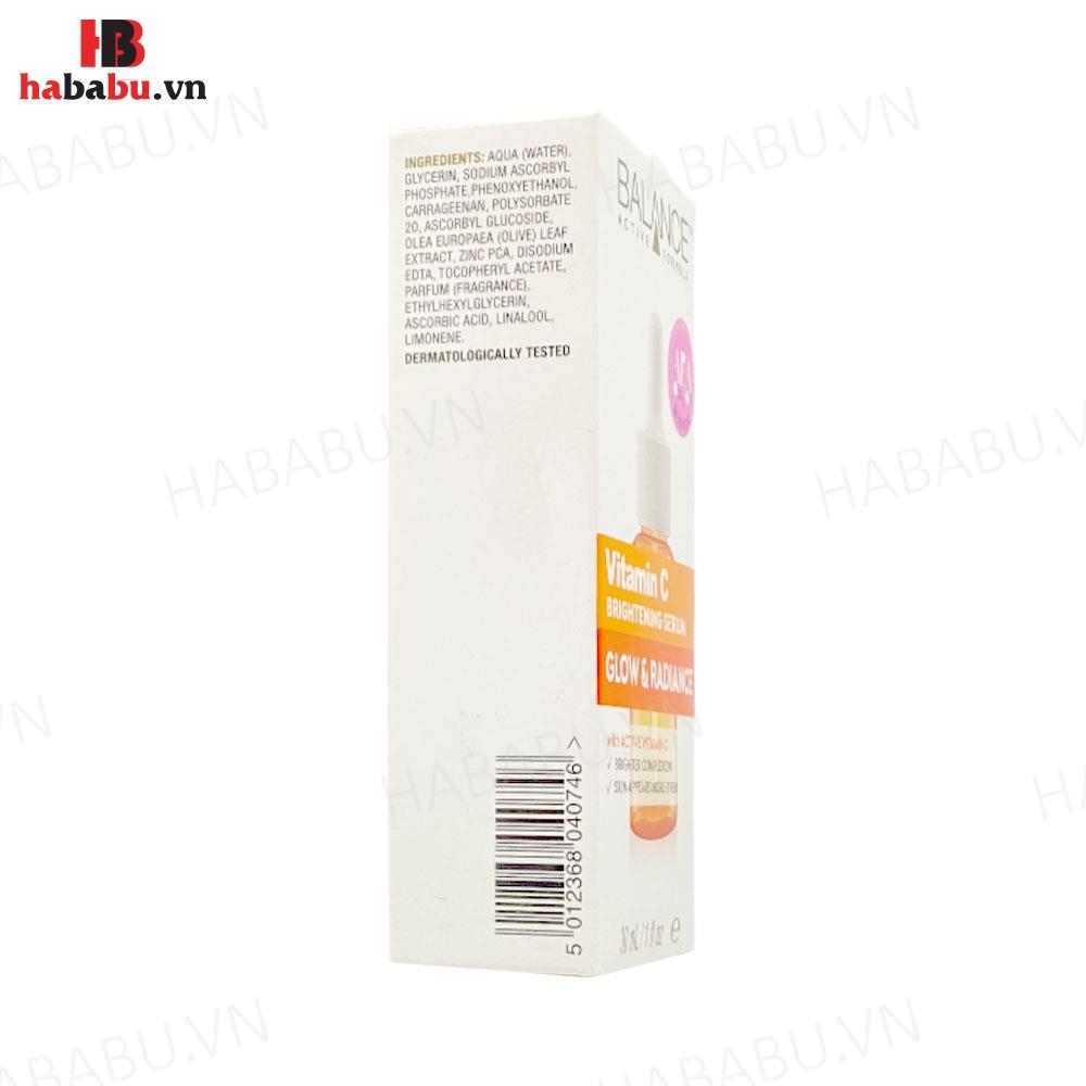 Serum sáng da mờ thâm Balance Active Formula Vitamin C 30ml chính hãng