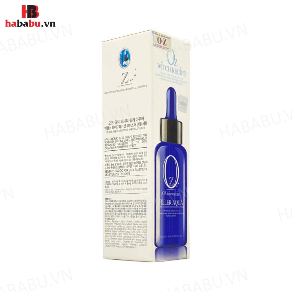 Tinh chất serum cấp nước OZ Witch Recipe Filler Aqua 60ml