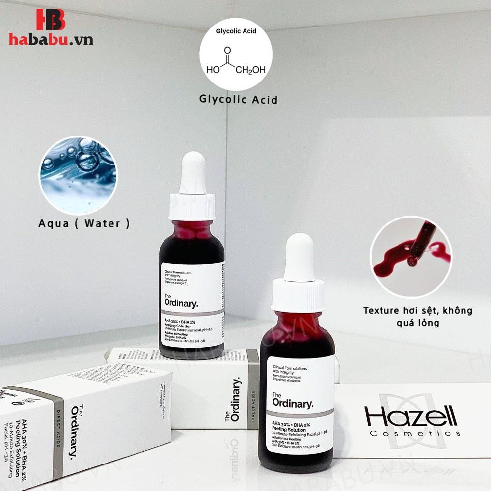 Serum The Ordinary AHA 30% BHA 2% Peeling Solution 30ml chính hãng