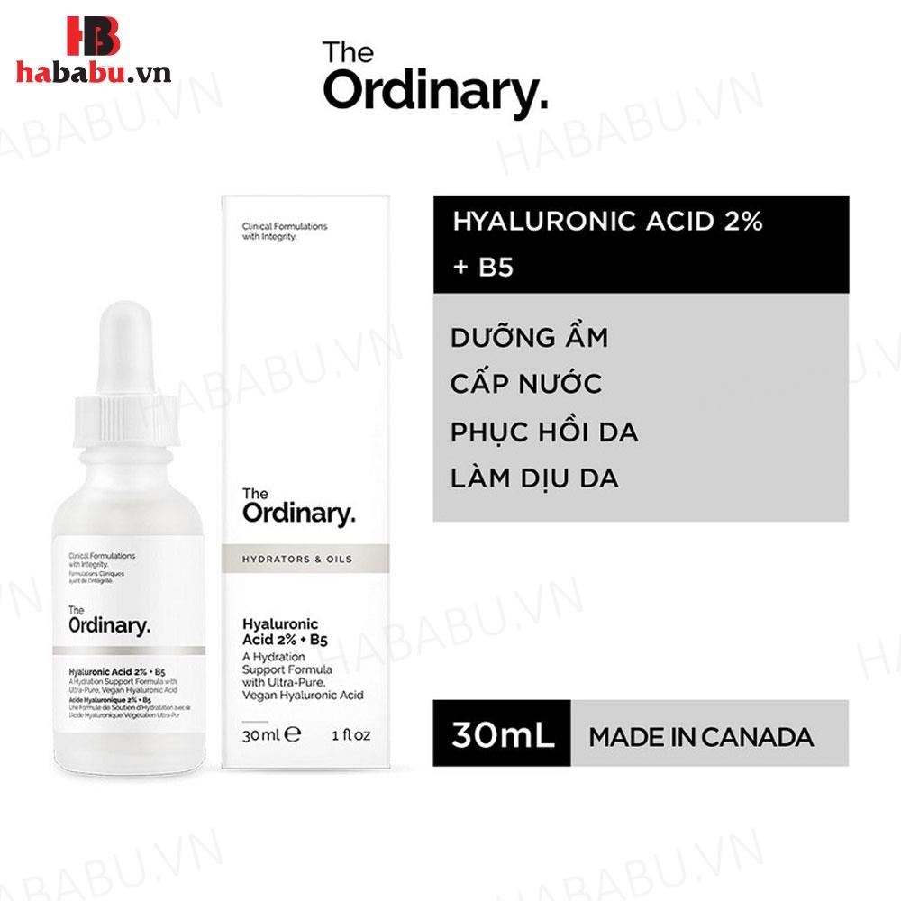 Tinh chất serum The Ordinary Hyaluronic Acid 2% + B5 30ml chính hãng