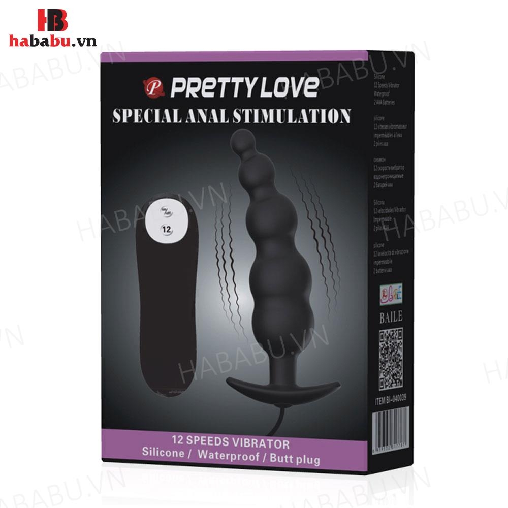 Trứng rung hậu môn Pretty Love Anal chính hãng