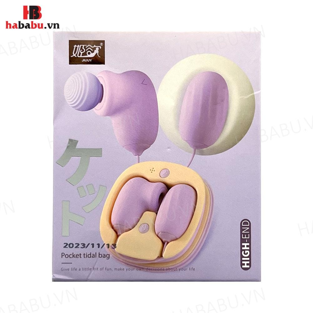 Trứng rung Jiuuy Pocket Tidal Bag mút 10 chế độ chính hãng