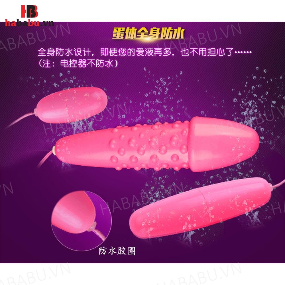 Trứng rung tăng khoái cảm JIUAI 2 đầu gai chính hãng