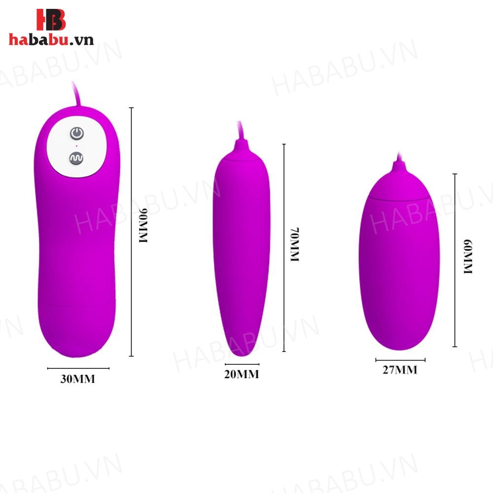 Trứng rung Pretty Love Irma 2 đầu tăng khoái cảm chính hãng