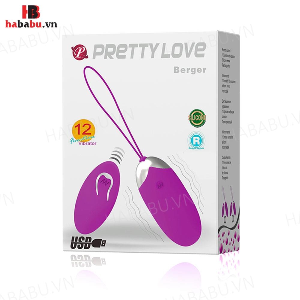 Trứng rung Pretty Love Berger tăng khoái cảm chính hãng