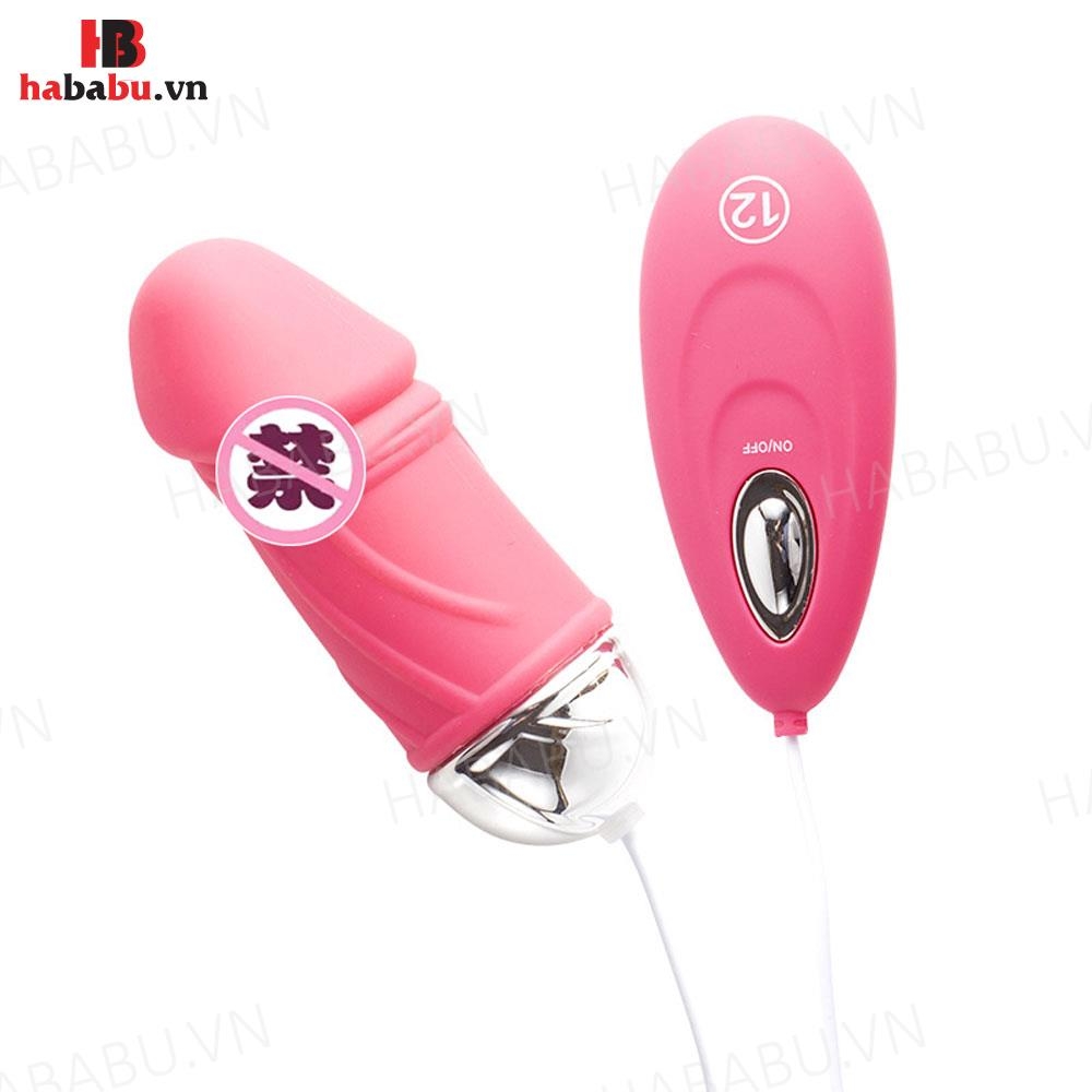 Trứng rung tăng khoái cảm Shengle dương vật 12 chế độ chính hãng