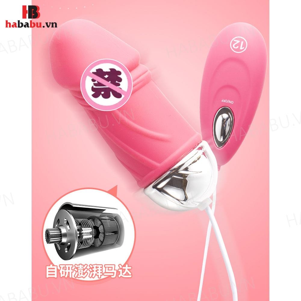 Trứng rung tăng khoái cảm Shengle dương vật 12 chế độ chính hãng