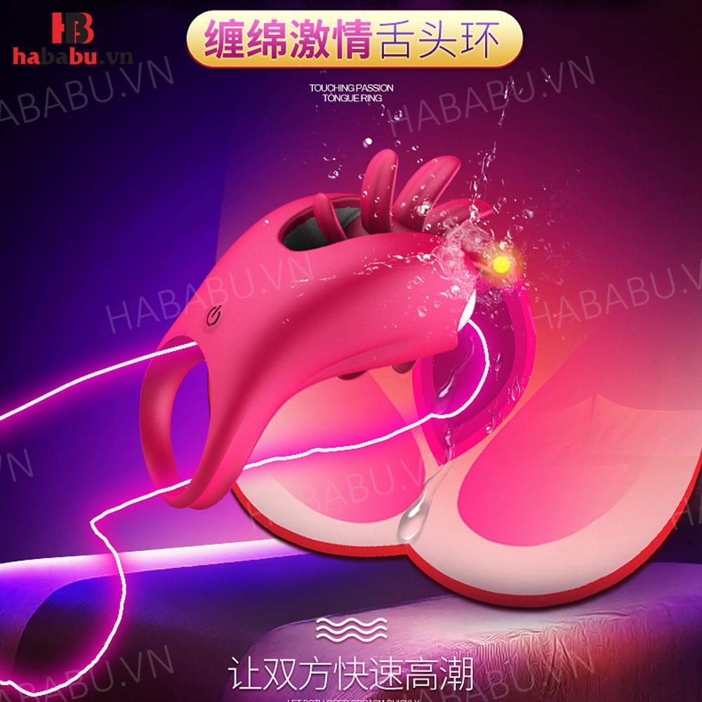 Vòng rung dương vật Cock Rings lưỡi liếm chính hãng