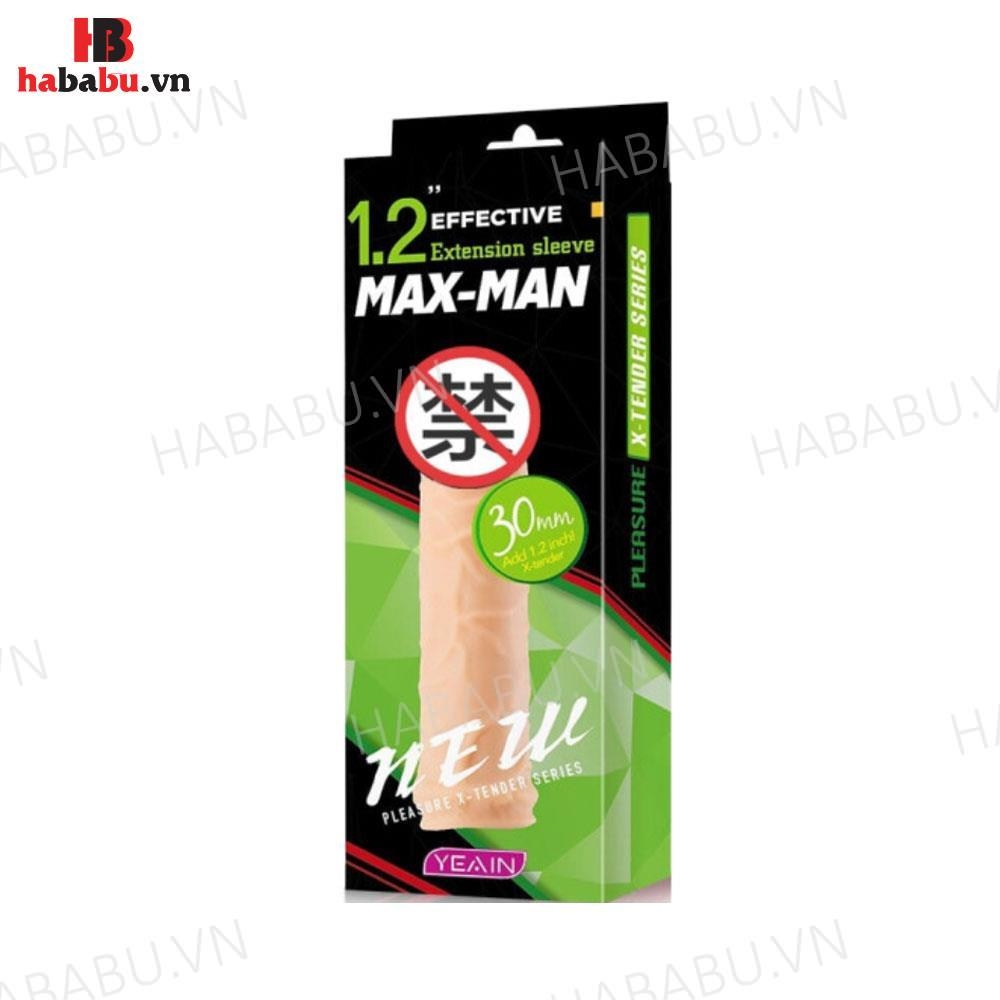 Bao cao su đôn dên Max-Man YY912 tăng kích thước chính hãng