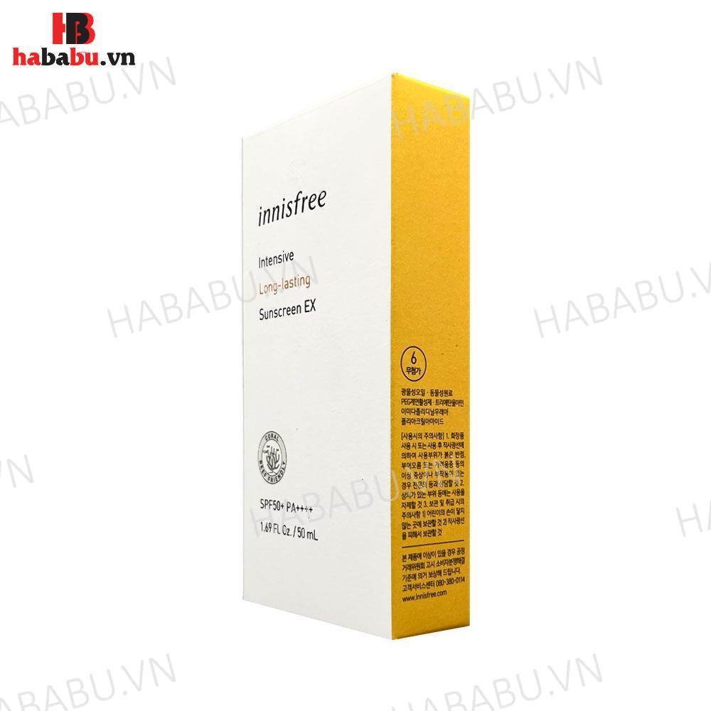 Kem chống nắng Innisfree Long Lasting Sunscreen Ex 50ml chính hãng