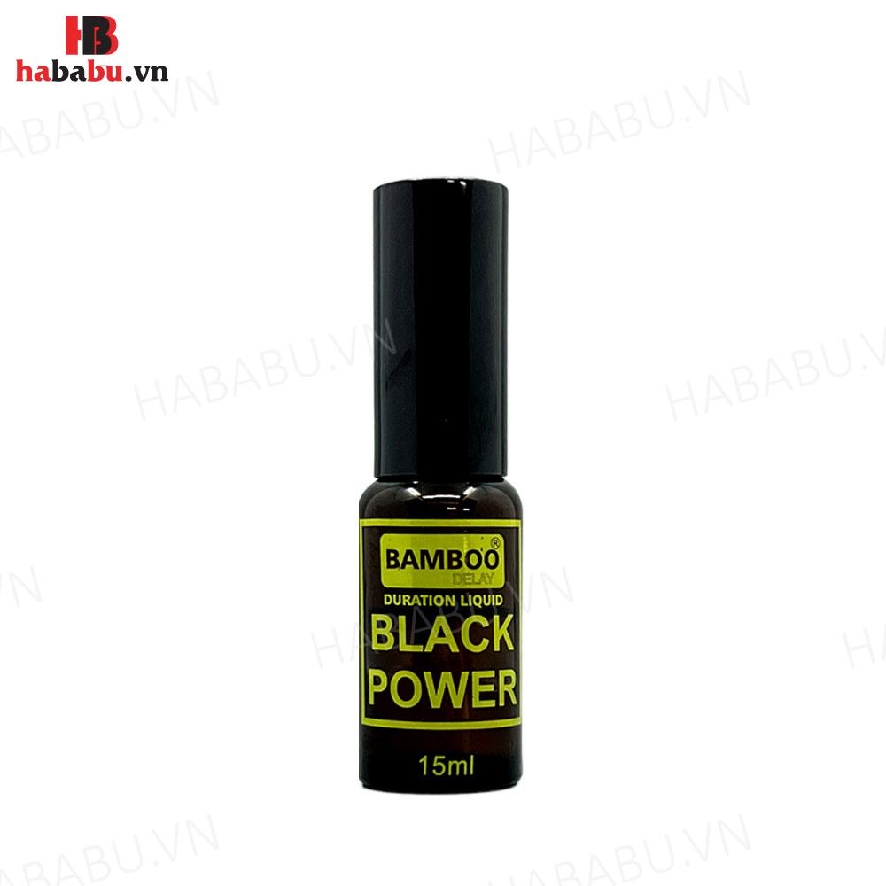 Xịt chống xuất tinh sớm Bamboo Black Power 15ml chính hãng