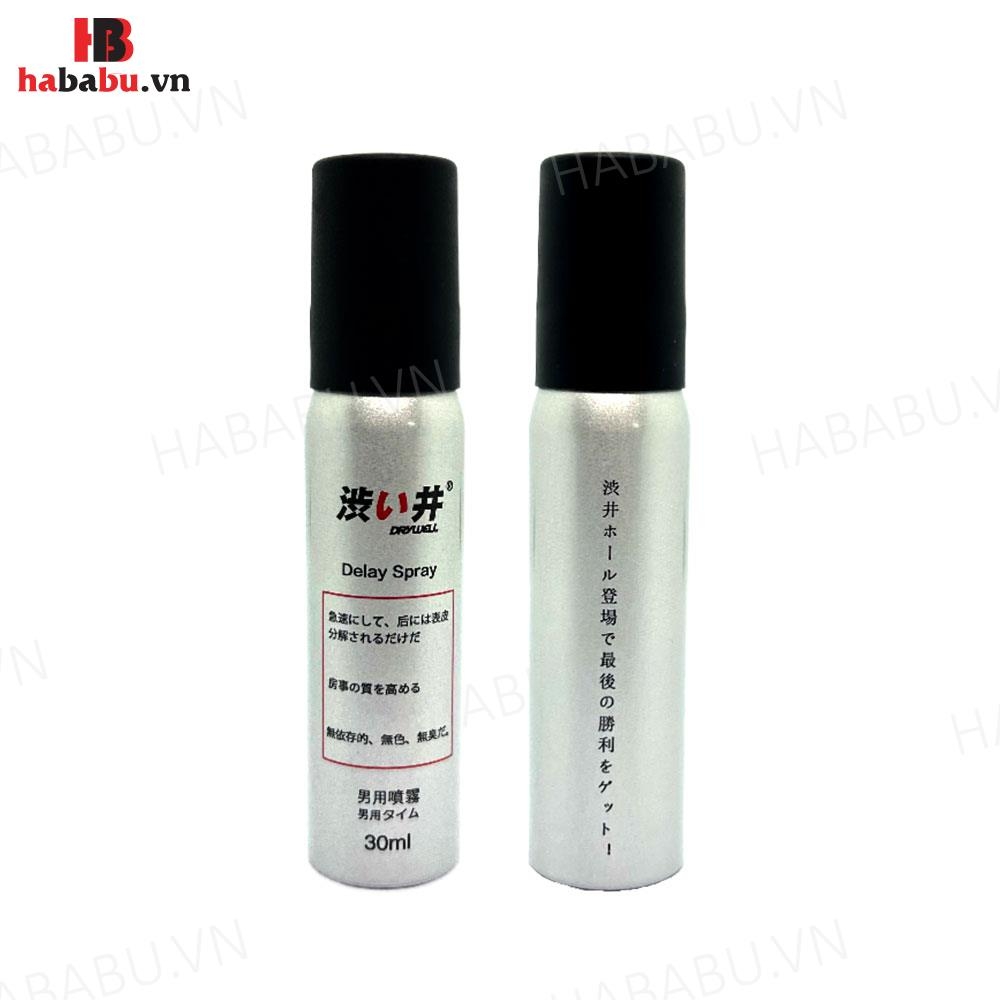 Xịt chống xuất tinh sớm Drywell Delay Spray 30ml chính hãng