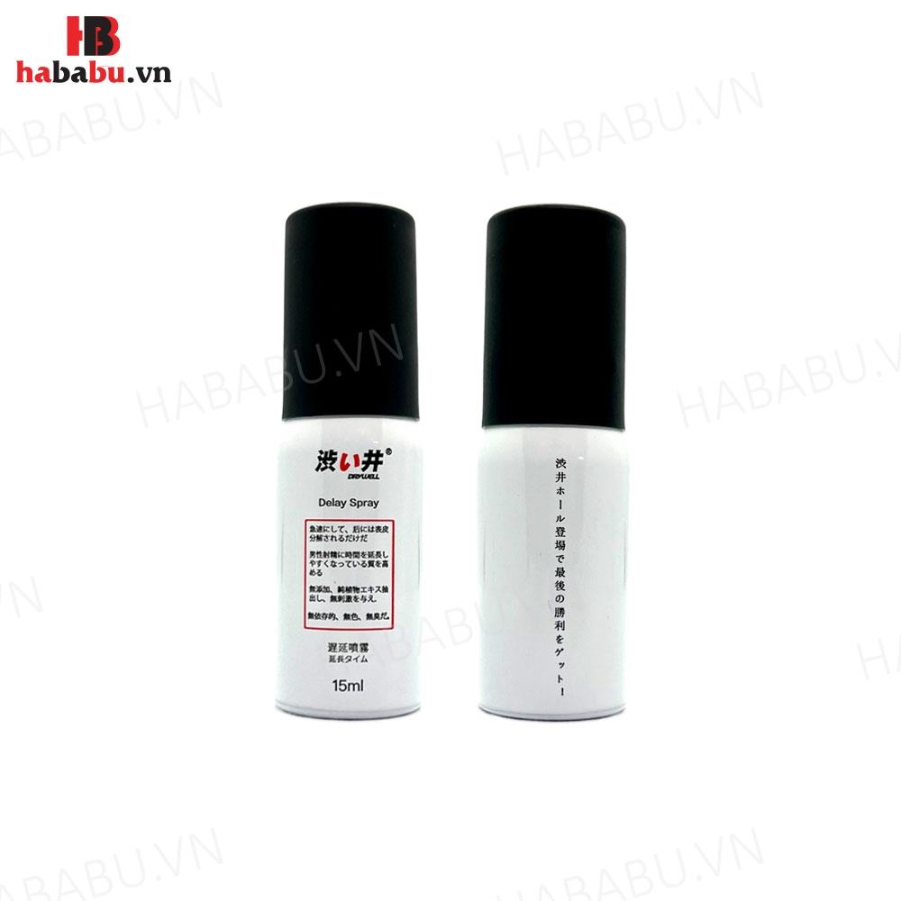 Xịt chống xuất tinh sớm Drywell Delay Spray 15ml chính hãng