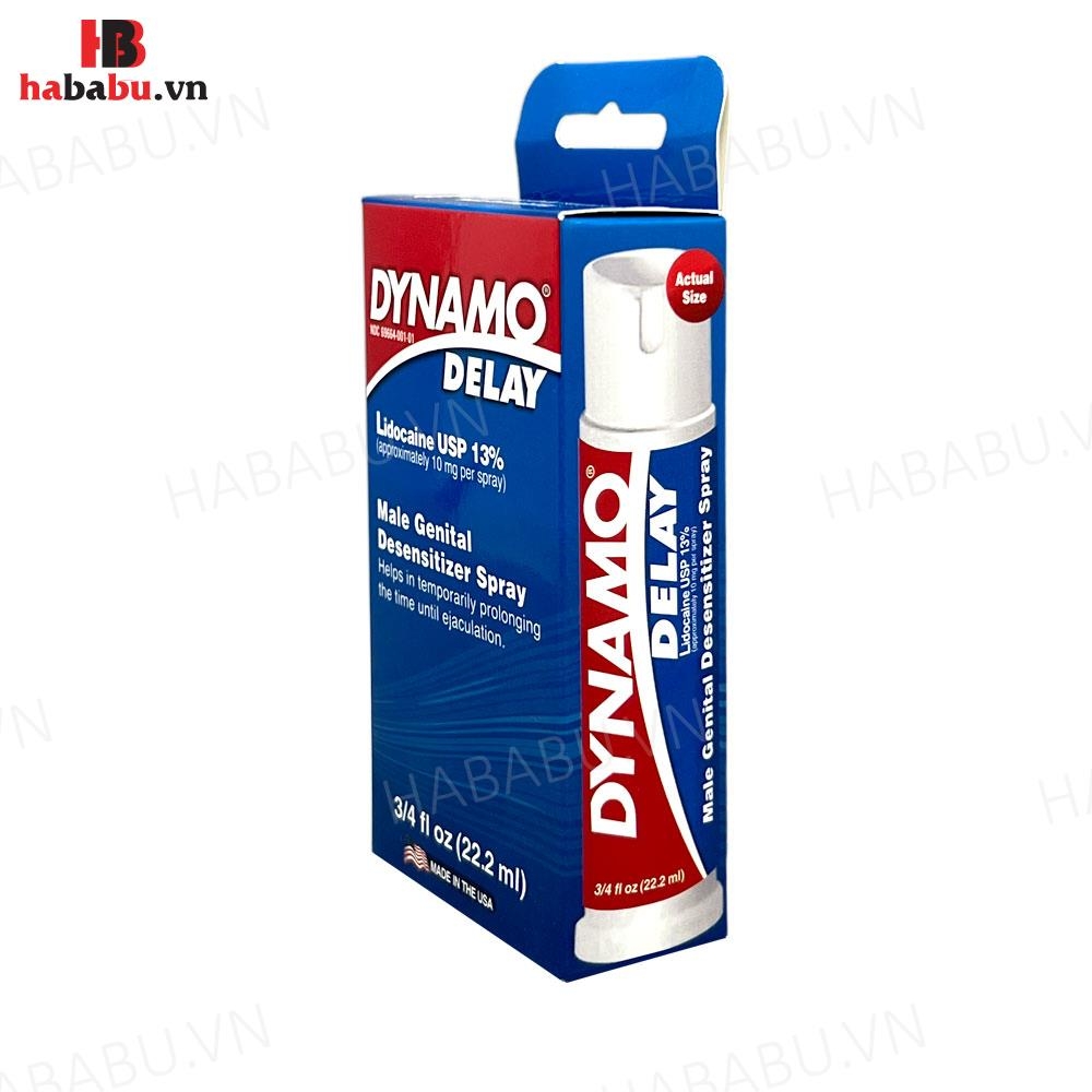 Xịt chống xuất tinh sớm Dynamo Delay 22.2ml chính hãng