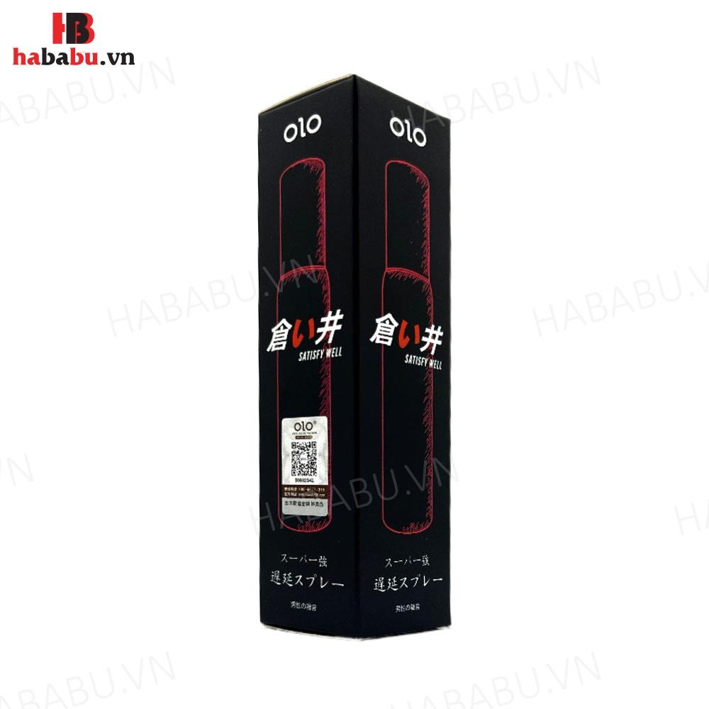 Xịt chống xuất tinh sớm Olo Satisfy Well 30ml chính hãng