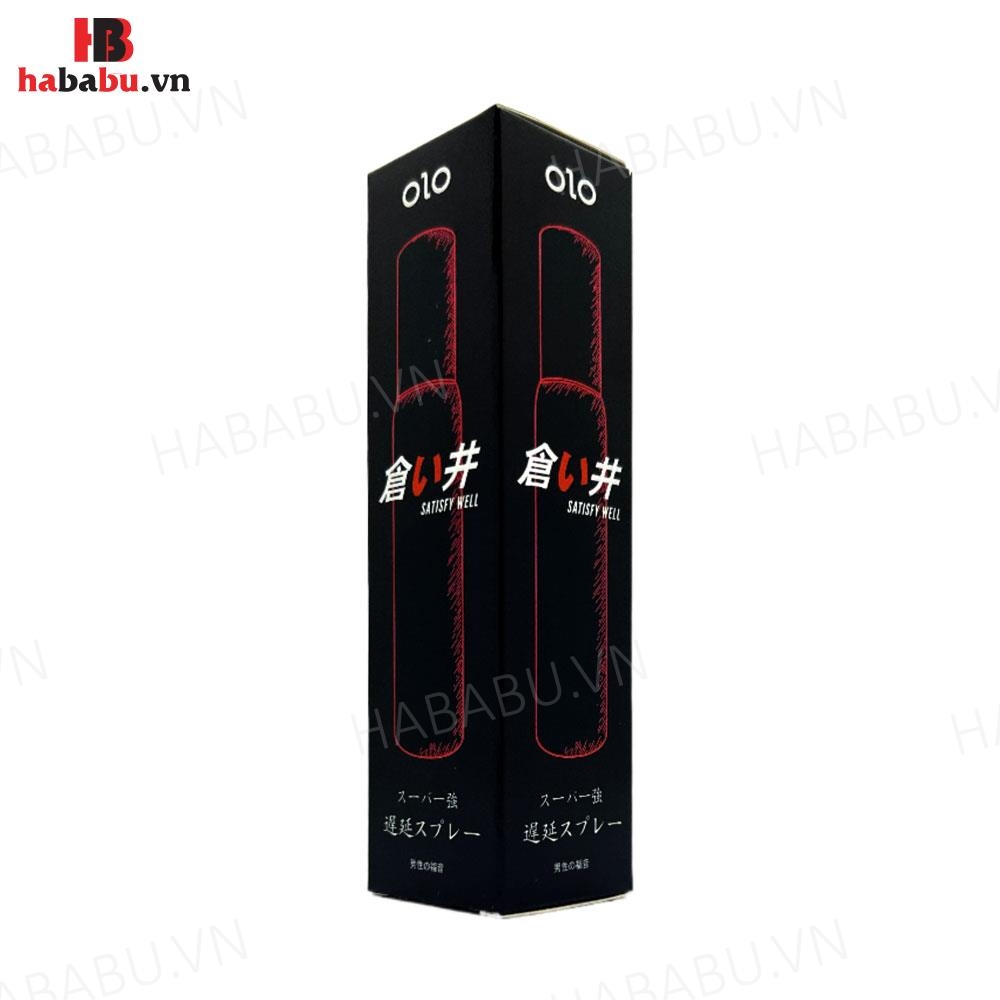 Xịt chống xuất tinh sớm Olo Satisfy Well 30ml chính hãng