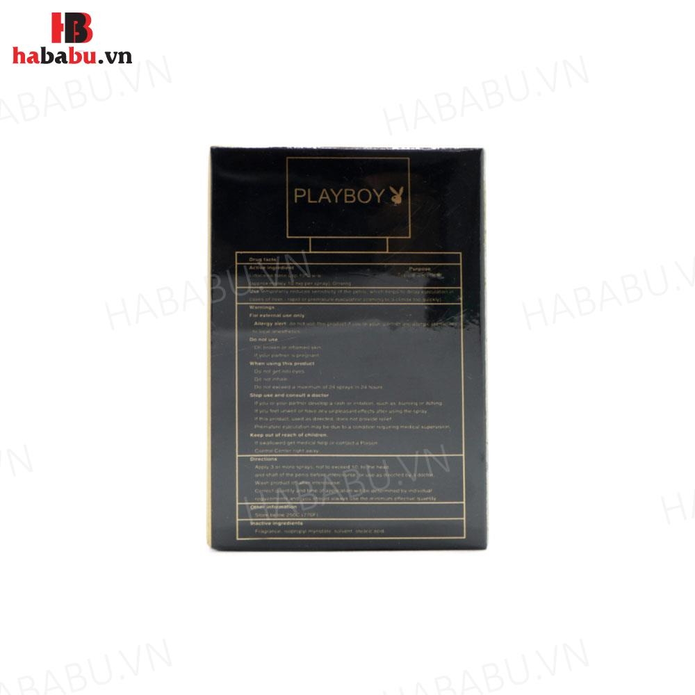 Xịt chống xuất tinh sớm Playboy Vip 10ml chính hãng