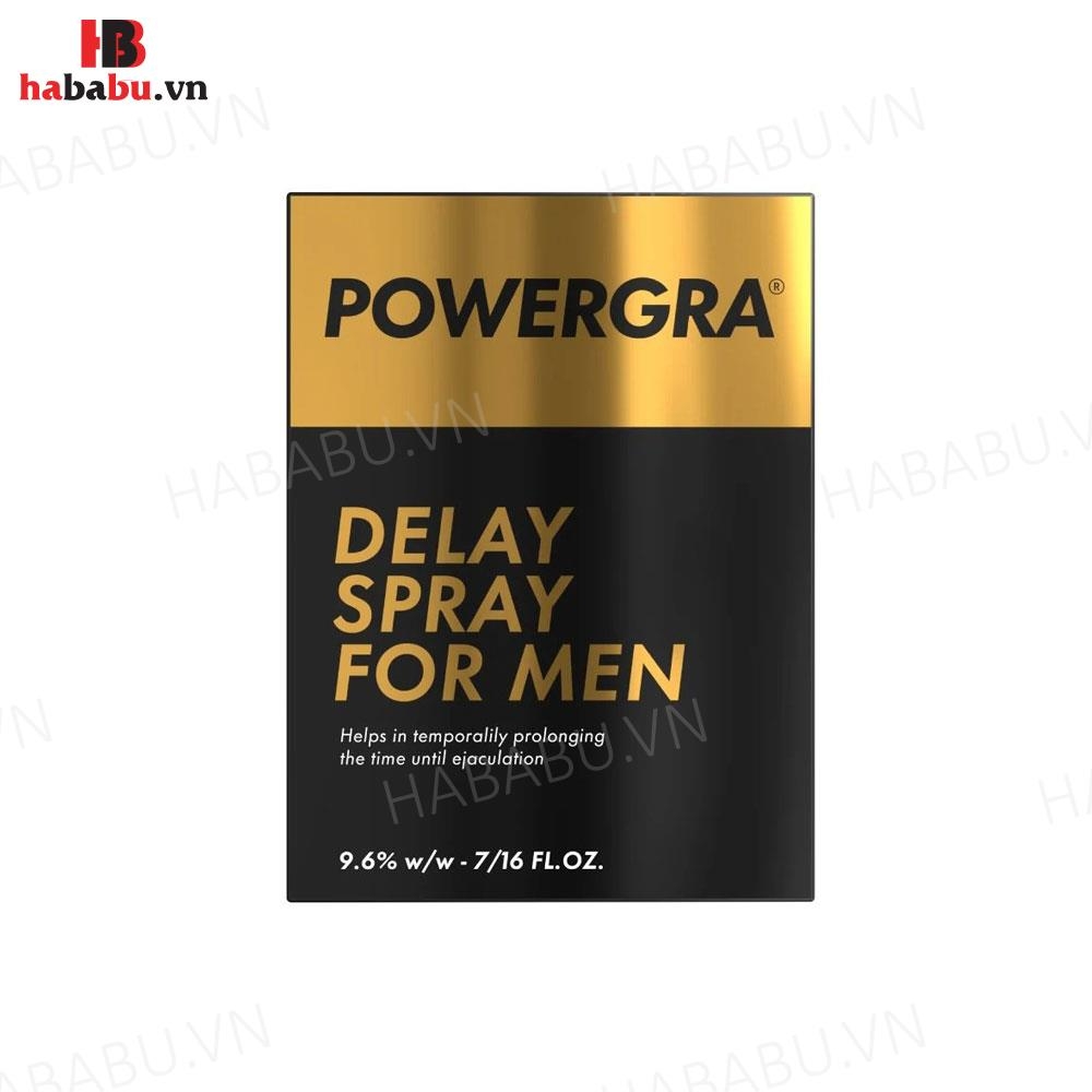Xịt chống xuất tinh sớm Powergra 13ml chính hãng