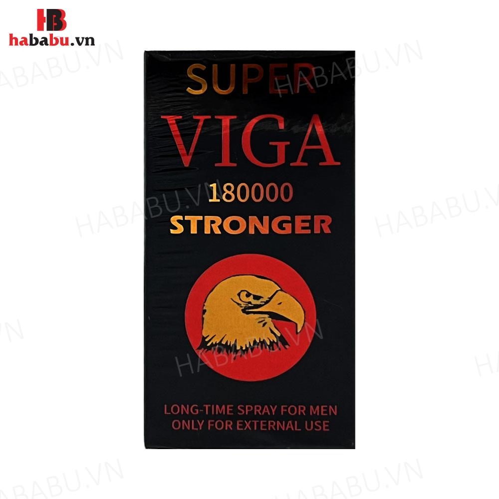 Xịt chống xuất tinh sớm Super Viga 180000 Stronger 15ml chính hãng