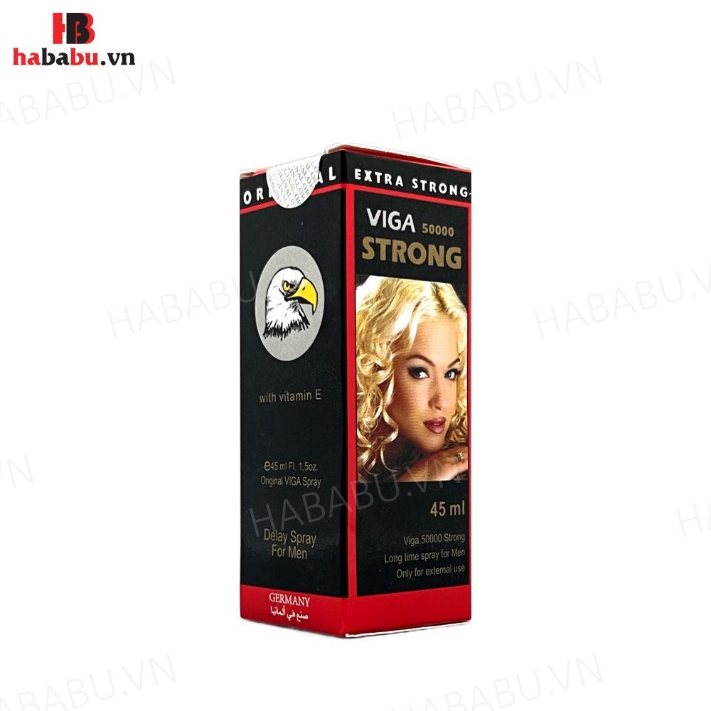 Xịt chống xuất tinh sớm Viga 50000 Strong 45ml chính hãng