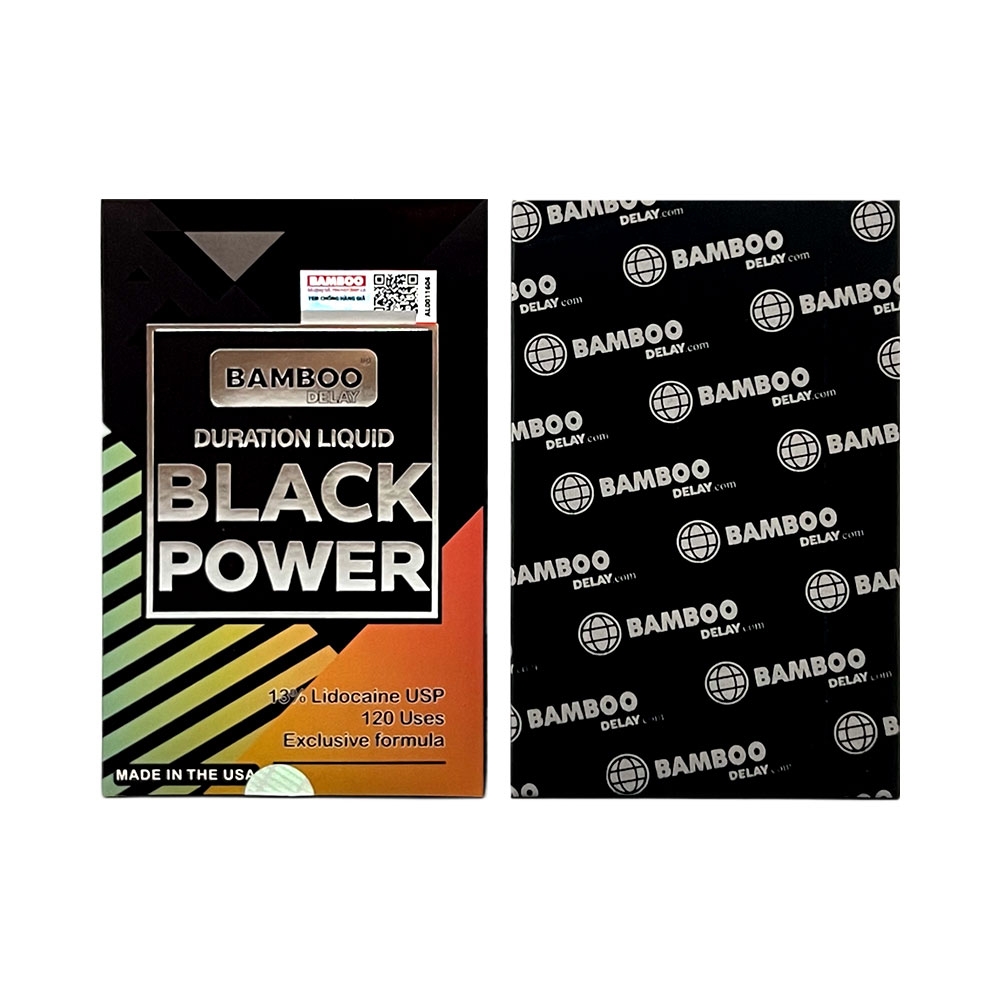 Xịt chống xuất tinh sớm Bamboo Black Power 15ml