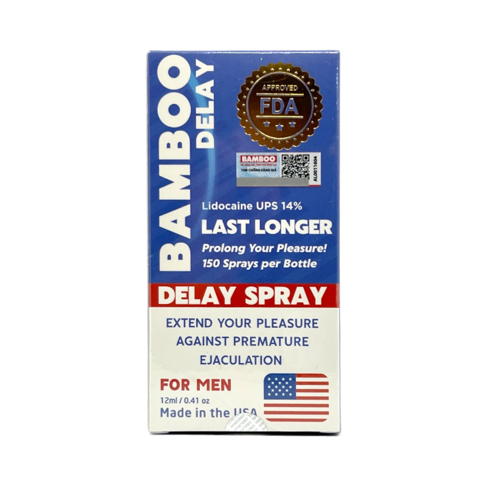 Xịt chống xuất tinh sớm Bamboo Delay Spray 12ml