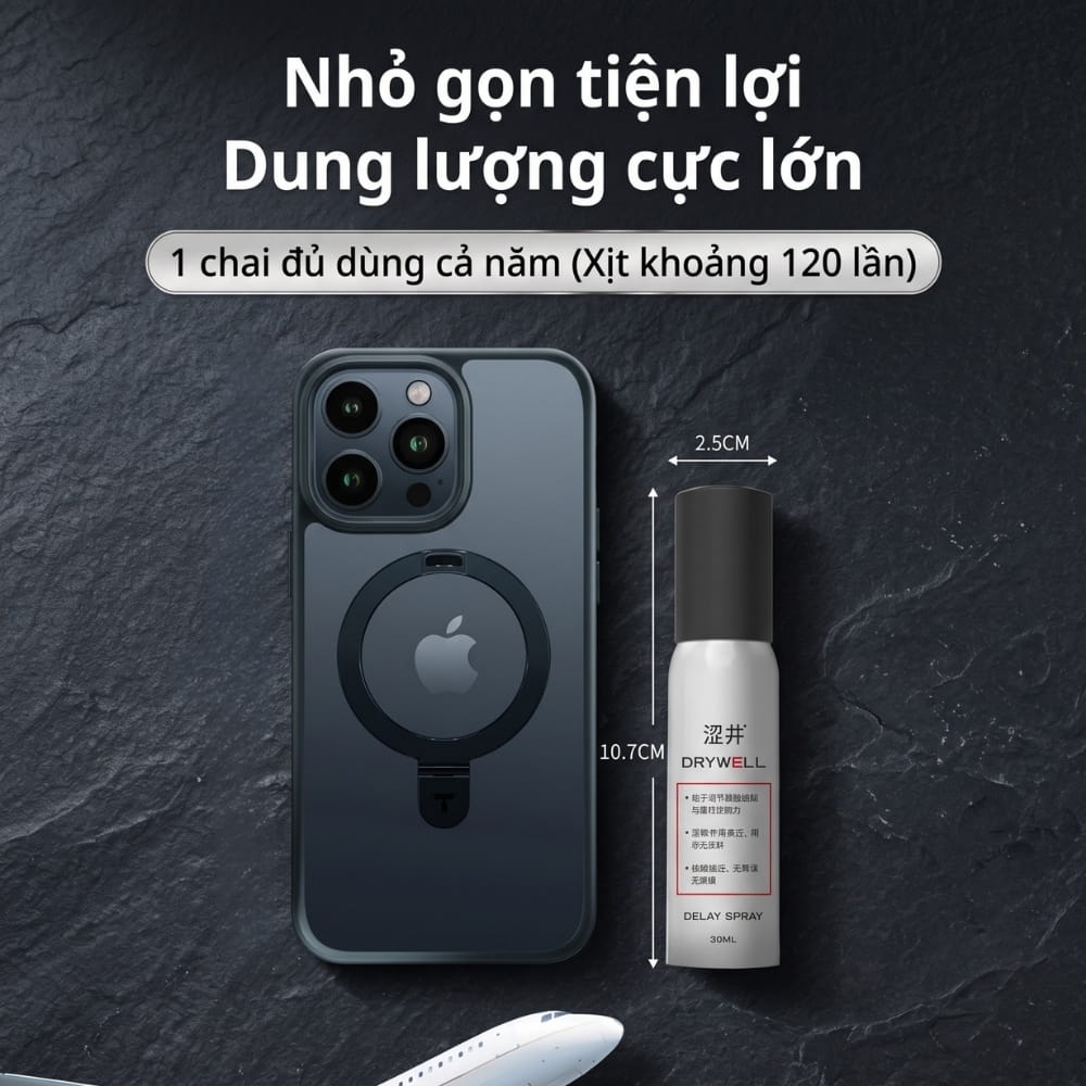 Xịt chống xuất tinh sớm DryWell Shibui D-10 30ml